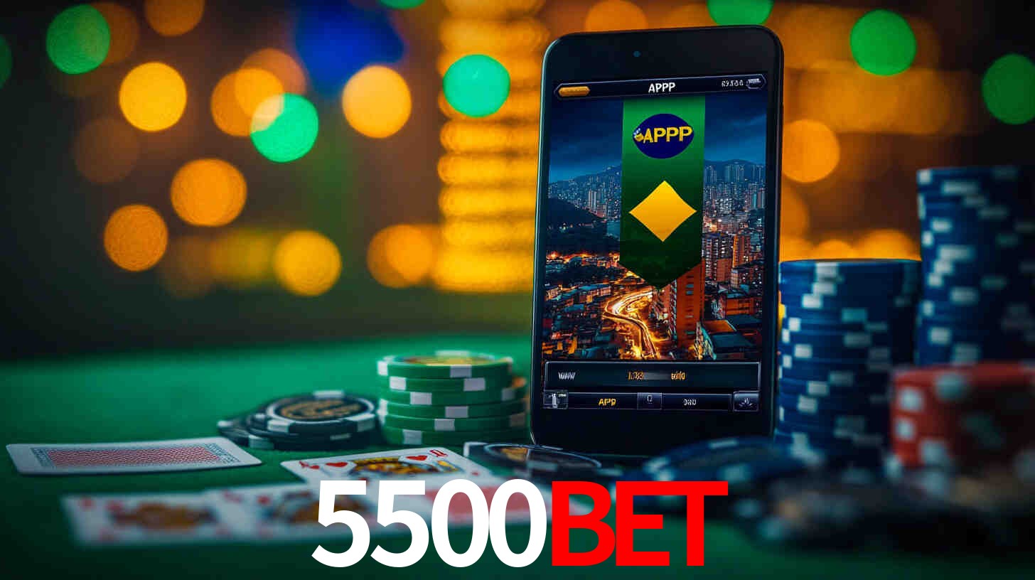 Interface do App 5500bet